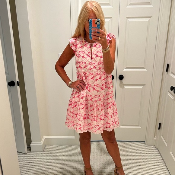 Lilly Pulitzer Keila Floral Mini Dress Size 4 NWOT - Picture 5 of 12